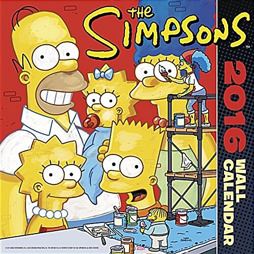 The Simpsons 2016 Calendar (Calendar, Wall)