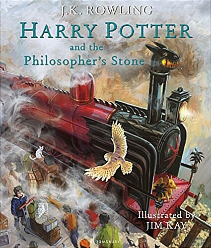 [중고] Harry Potter and the Philosopher‘s Stone : Illustrated Edition (Hardcover, 영국판)