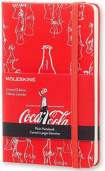 Moleskine Coca-Cola Limited Edition Notebook, Pocket, Plain, Scarlet Red, Hard Cover (3.5 X 5.5) (Other)