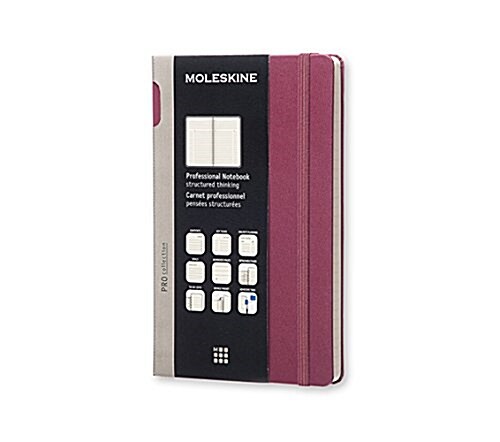 Moleskine Pro Collection Professional Notebook, Large, Plum Purple, Hard Cover (5 X 8.25) (Other)