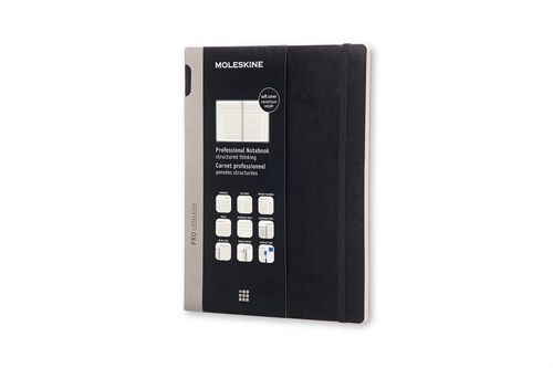 Moleskine Pro Collection Professional Notebook, Extra Large, Black, Soft Cover (7.5 X 10) (Other)