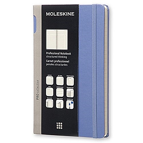 Moleskine Pro Collection Professional Notebook, Large, Lavander Violet, Hard Cover (5 X 8.25) (Other)