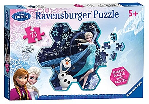 Disney Frozen Elsas Snowflake (73 PC Shaped Snowflake Puzzle with Glitter) (Other)