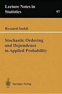Stochastic Ordering and Dependence in Applied Probability (Paperback, Softcover Repri)