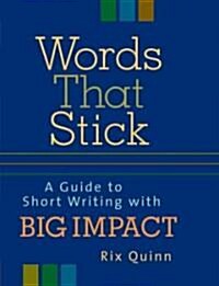 Words That Stick (Paperback)