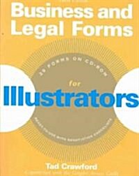 Business and Legal Forms for Illustrators (Paperback, CD-ROM)