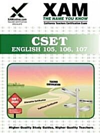 Cset English 105, 106, 107 Teacher Certification Test Prep Study Guide (Paperback)
