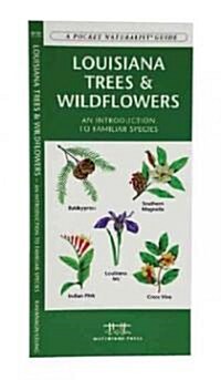 Louisiana Trees & Wildflowers: A Folding Pocket Guide to Familiar Plants (Hardcover)