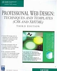 Professional Web Design, Techniques and Templates (CSS & XHTML) (Paperback, CD-ROM, 3rd)
