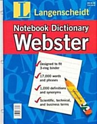 Webster English Notebook Dictionary (Paperback)