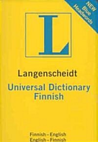 Langenscheidt Universal Finnish Dictionary (Paperback, 1st, Bilingual)