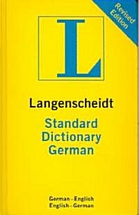 Langenscheidt Standard German Dictionary (Paperback, Bilingual, Indexed, TH)