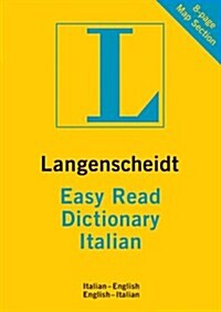 Easy Read Dictionary Italian (Paperback, Bilingual)