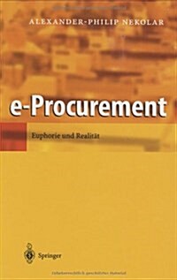 E-Procurement: Euphorie Und Realit? (Hardcover, 2003)