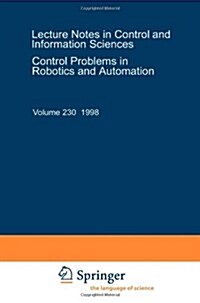 Control Problems in Robotics and Automation (Paperback, 1998)