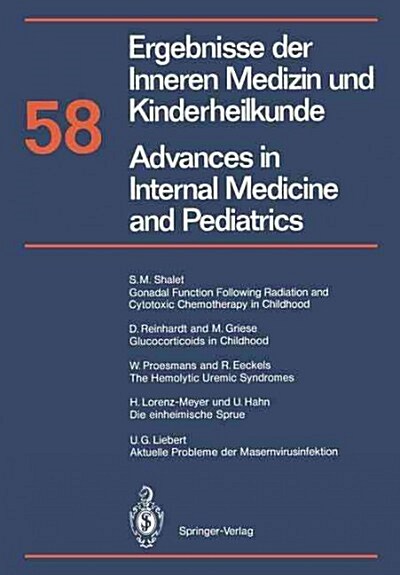 Ergebnisse Der Inneren Medizin Und Kinderheilkunde / Advances in Internal Medicine and Pediatrics (Paperback, Softcover Repri)