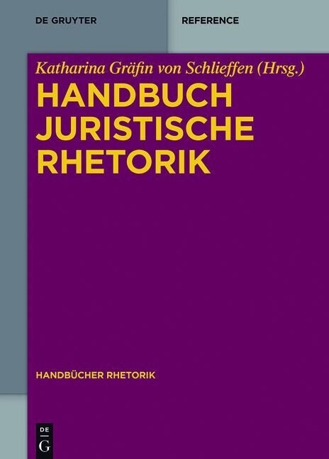 Handbuch Juristische Rhetorik (Hardcover)