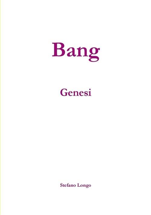 Bang (Paperback)