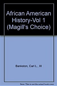 African American History-Vol 1 (Library Binding)