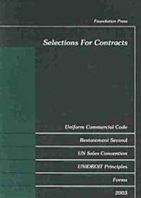 Selections for Contracts 2003 (Paperback)