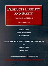 Products Liability And Safety (Paperback, 3rd, Supplement)