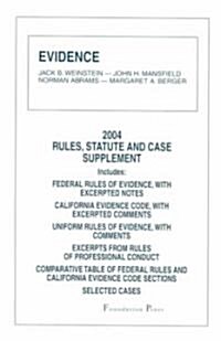 Evidence 2004 (Paperback, Supplement)