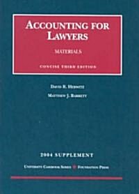 Accounting For Lawyers 2004 (Paperback, 3rd, Supplement)