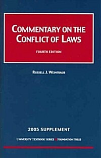 Commentary on Conflict of Laws, 2005 Supplement (Paperback, 4th)