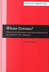 Whose German? (Hardcover)