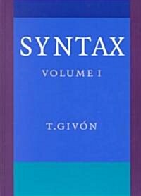 Syntax (Hardcover, Revised)