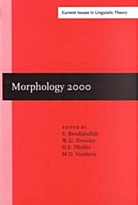 Morphology 2000 (Hardcover)