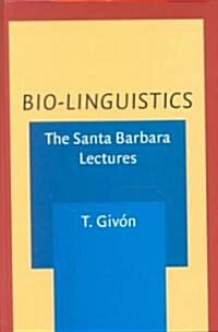 Bio-Linguistics (Hardcover)