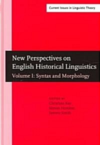 New Perspectives On English Historical Linguistics:  Selected Papers From 12 ICEHL,  Glasgow, 21-26 August 2002 (Hardcover)