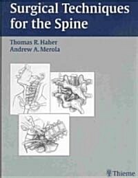 Surgical Techniques for the Spine (Hardcover)