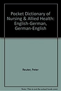 Pocket Dictionary of Nursing & Allied Health (Paperback)