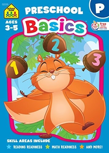 School Zone Preschool Basics 64-Page Workbook (Paperback)