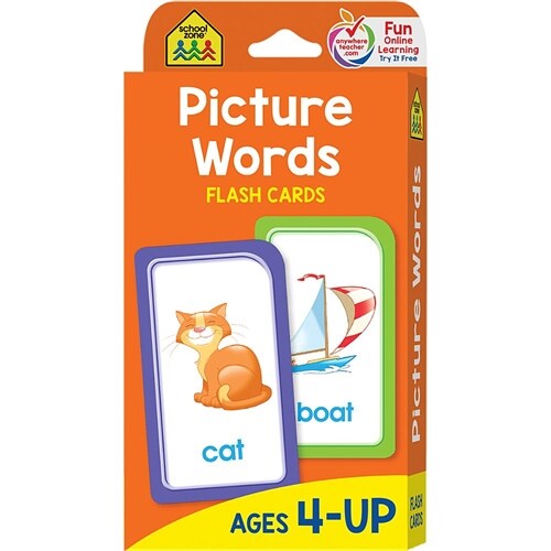 School Zone Picture Words Flash Cards (Other)