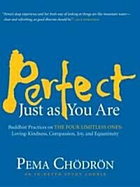 Perfect Just as You Are: Buddhist Practices on the Four Limitless Ones: Loving-Kindness, Compassion, Joy, and Equanimity (Audio CD)