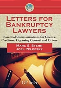 Letters for Bankruptcy Lawyers (Paperback, Compact Disc)