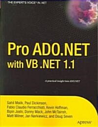 Pro ADO.NET with VB .Net 1.1 (Paperback)