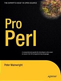 Pro Perl (Paperback)