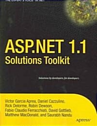 ASP.Net 1.1 Solutions Toolkit (Paperback)