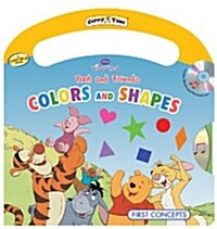 [중고] Pooh and Friends Colors and Shapes (Paperback, CD-ROM, Media Tie In)