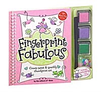 Fingerprint Fabulous: Create Sweet & Sparkly Thumbprint Art [With Sequins and Three Ink Pads and Postcards and Glitter Glue and Marker] (Spiral)