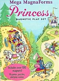 Princess Mega MagnaForms: A Magnetic Play Set for Playful Princessess of All Ages [With Magnetic Board and Over 100 Magnets] (Spiral)