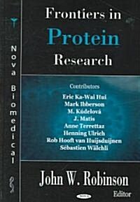 Frontiers in Protein Research (Hardcover)
