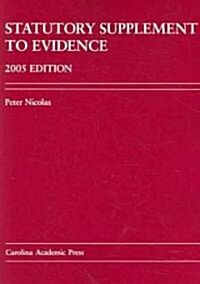 Statutory Supplement to Evidence (Paperback)