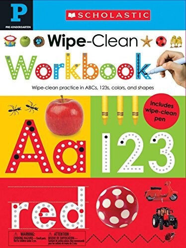 Pre-K Wipe-Clean Workbook: Scholastic Early Learners (Wipe-Clean) (Spiral)