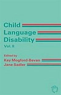 Child Language Disability (Hardcover)