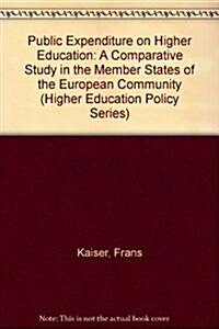 Public Expenditure on Higher Education (Hardcover)